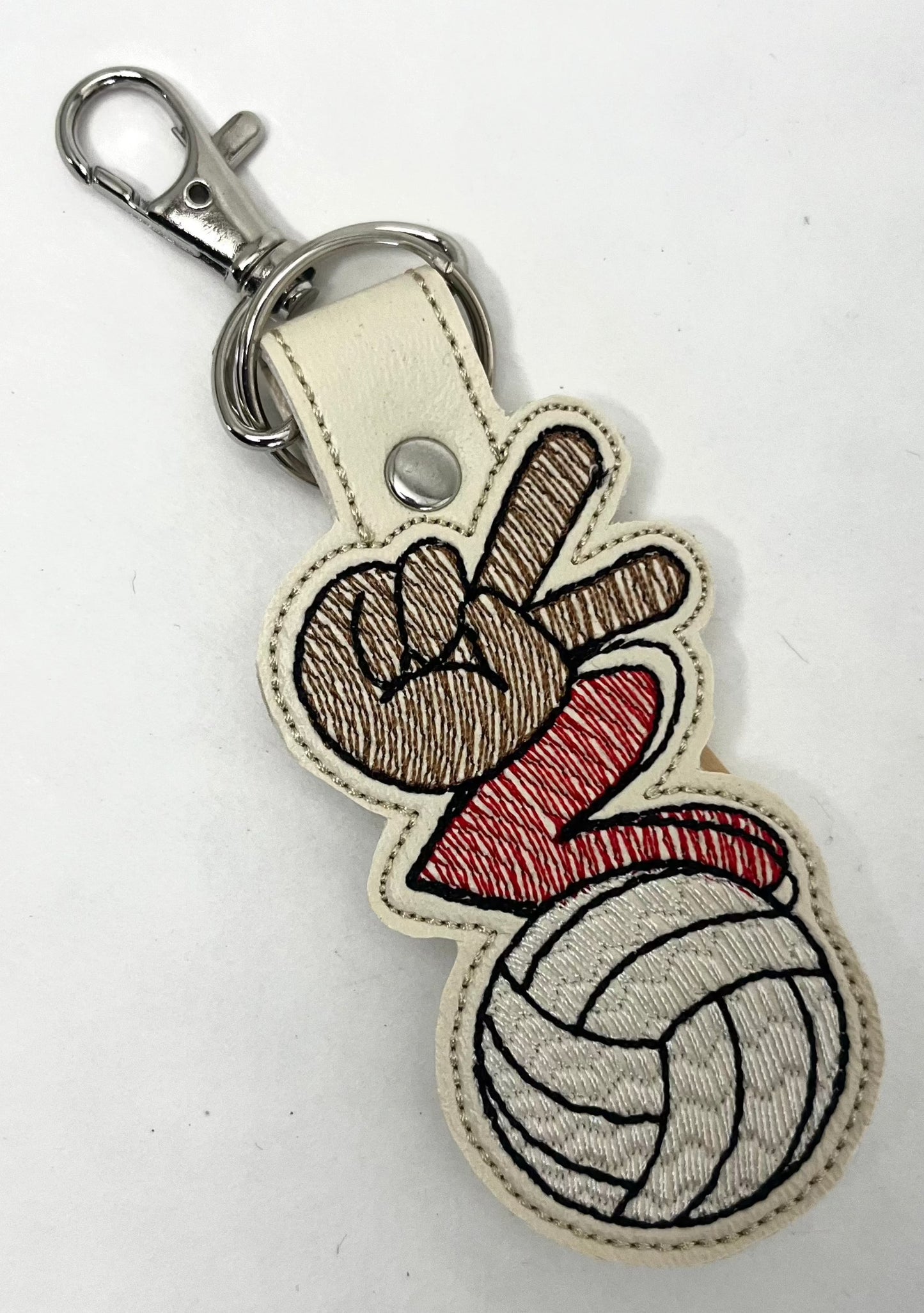 Embroidered Key Decor
