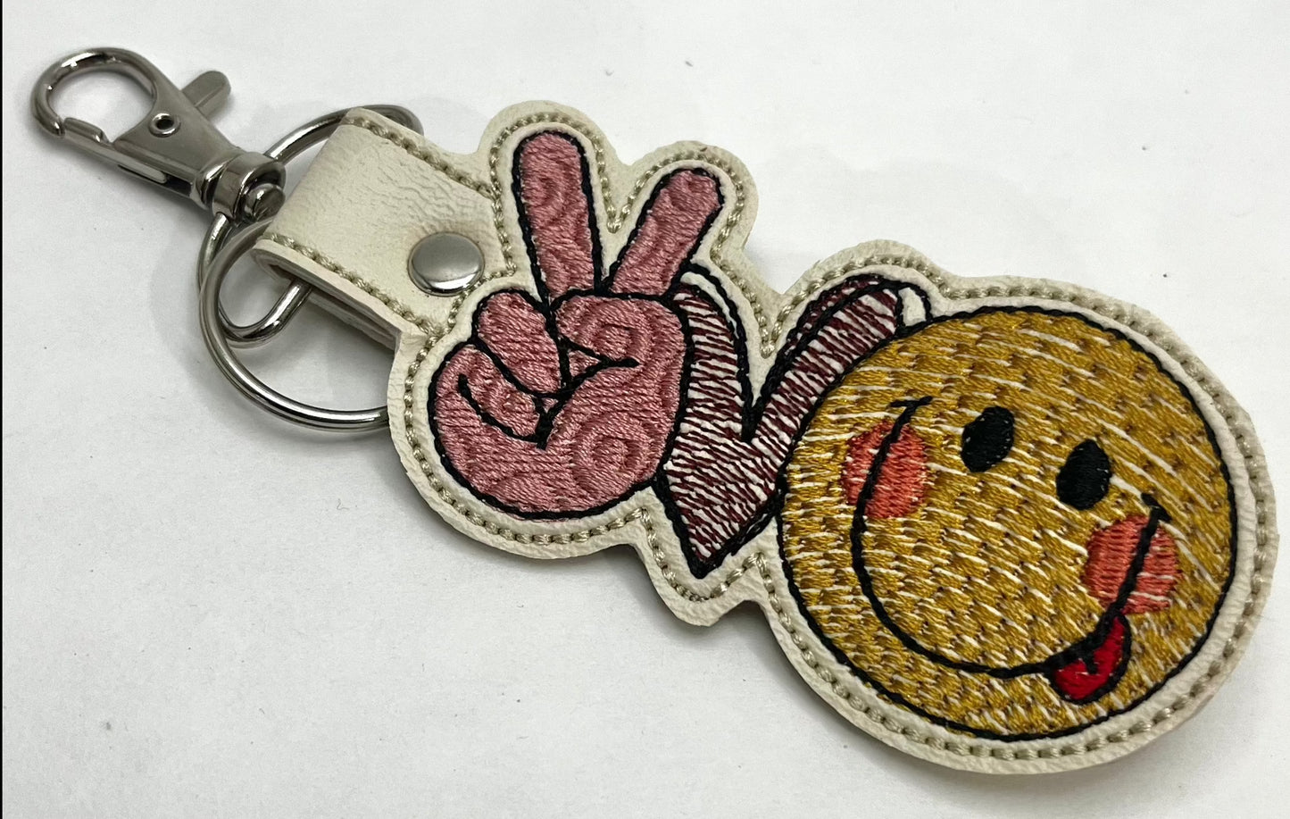 Embroidered Key Decor
