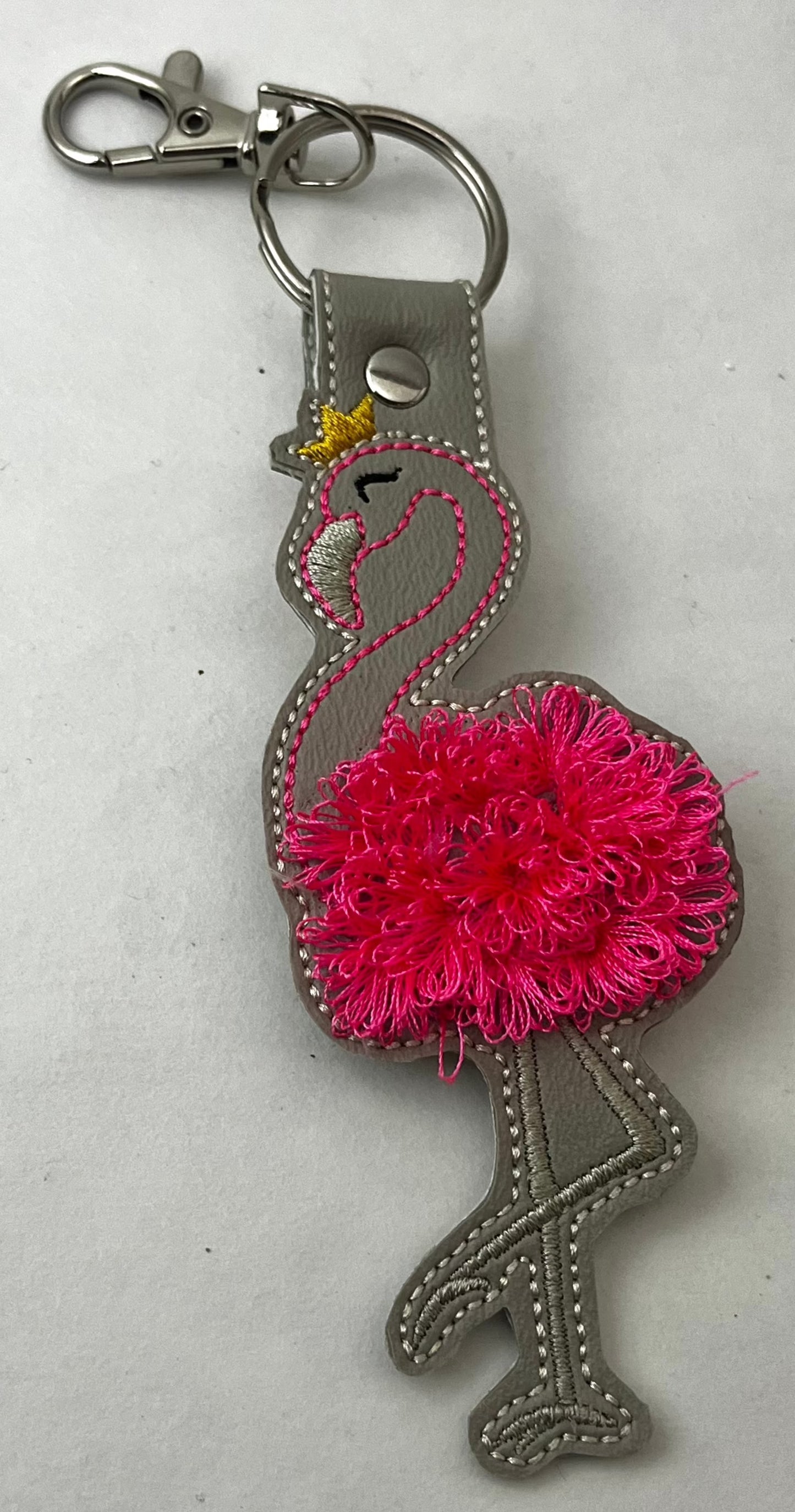Embroidered Key Decor