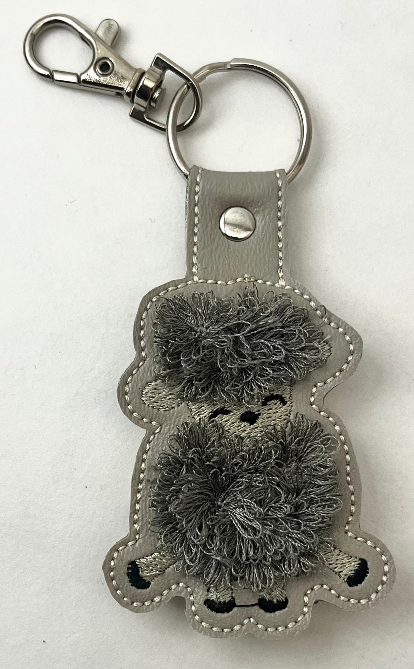 Embroidered Key Decor