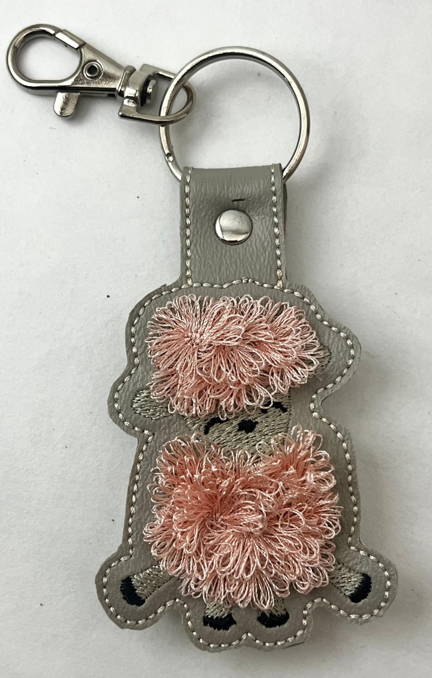 Embroidered Key Decor