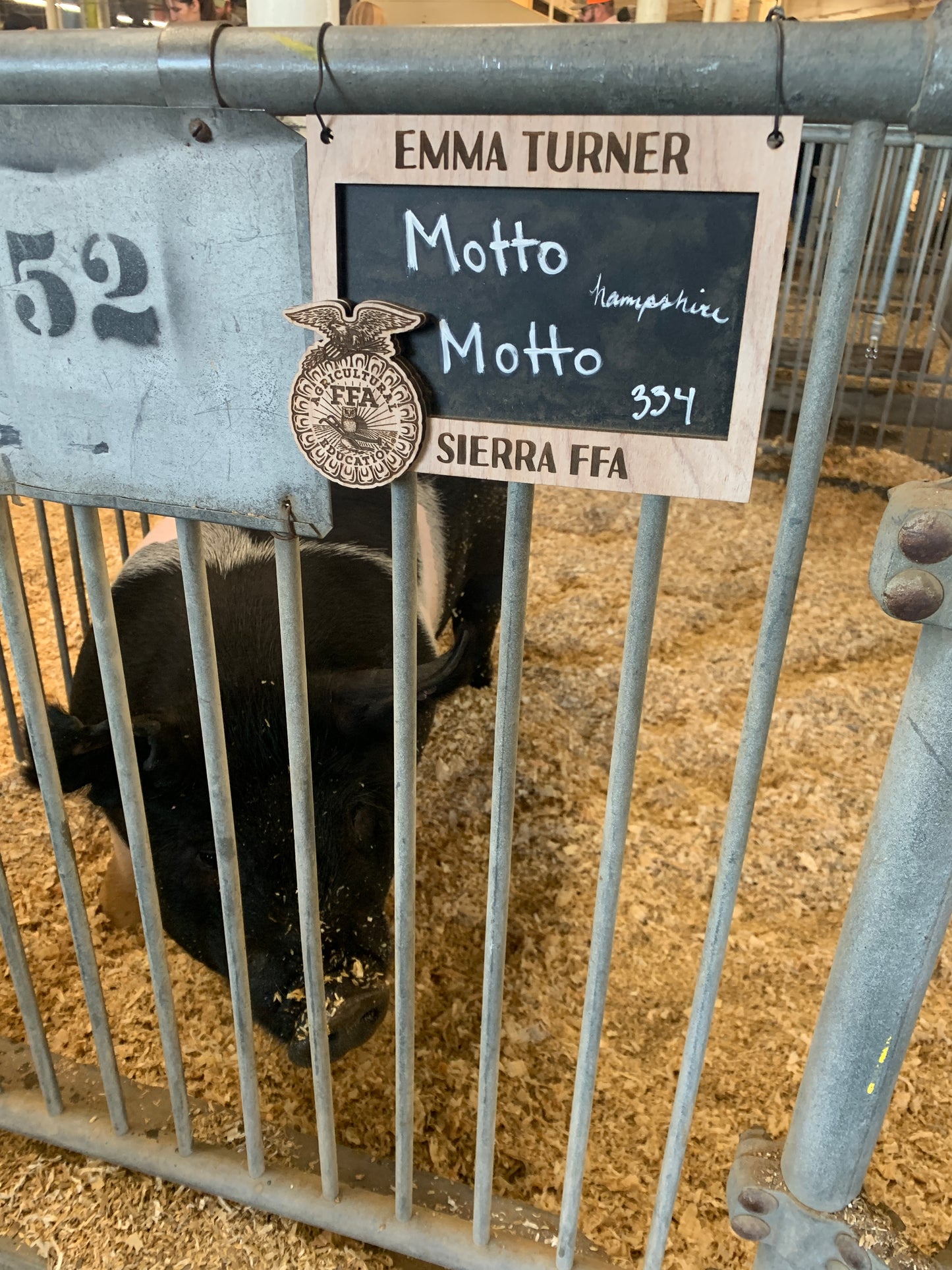 Fair Stall name plate
