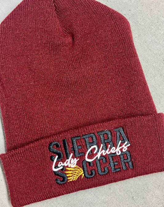 Sierra Soccer Lady Chiefs Beanie