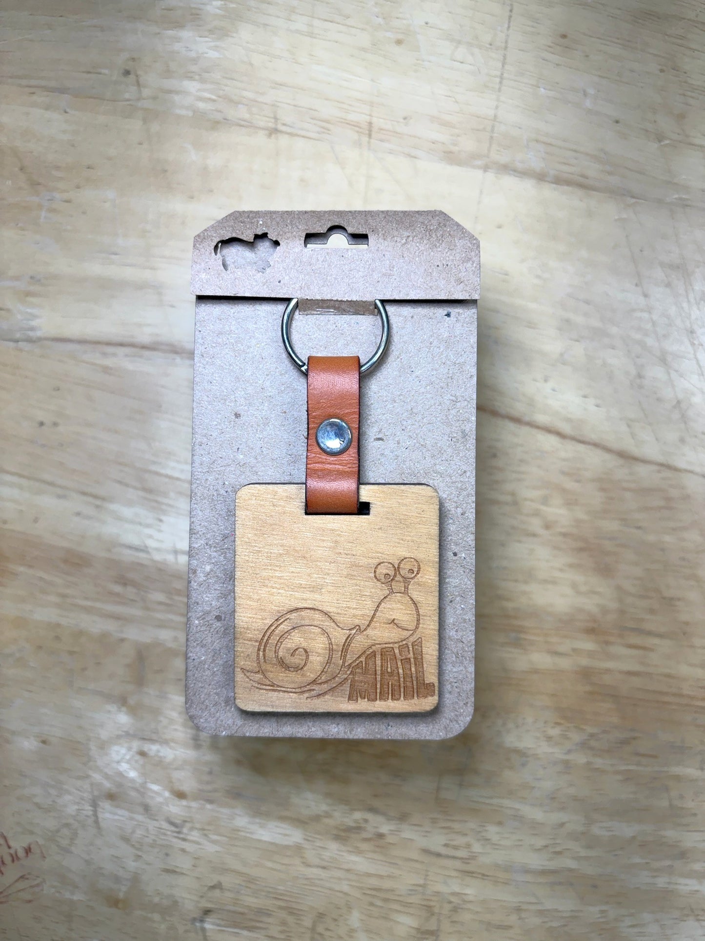 keychain snail mail